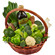 Продуктовая корзина с овощами и зеленью. Испания